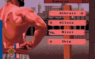 Sinbad And The Throne Of The Falcon screenshot 2 for Atari ST